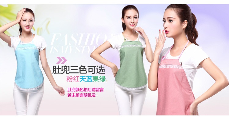 Quần áo phóng xạ Phiên bản Hàn Quốc của quần áo Mẹ bầu phụ nữ phóng xạ phù hợp với phụ nữ tạp dề mùa thu và mùa đông quần áo chống bắn sling phụ nữ mang thai áo chống bức xạ nano