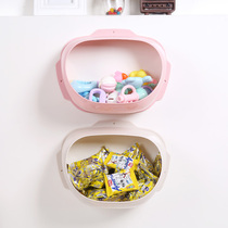 Creative multi-function paste wall storage box wall shelf