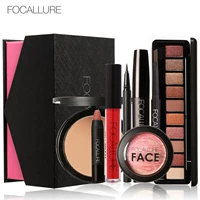 Focallure Fei Luer Makeup Set Người mới bắt đầu 6 8 Bộ Set Son môi BB Cream Eye Shadow Mascara - Bộ trang điểm nền estee lauder