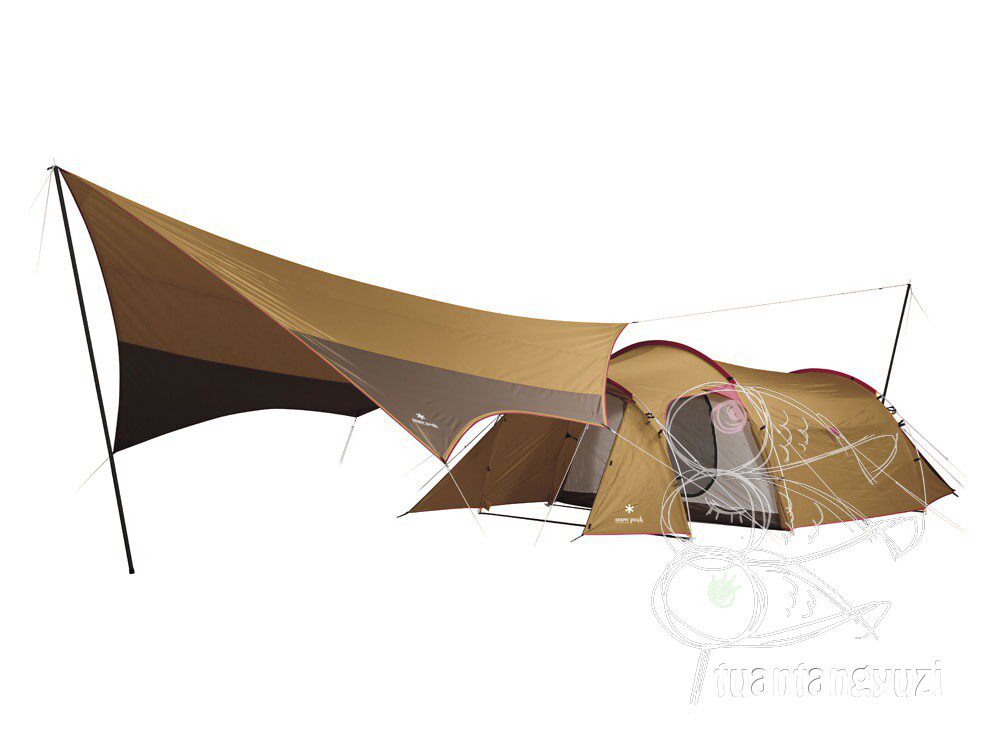 Snowpeak Snow Peak camping tent outdoor Anti-rainstorms Multi-tent Sky Curtain Group SET-250RH