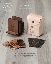 Whokage Outdoor Wood Playing Cards Natti Wood Hands