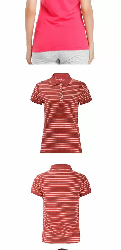 Li Ning POLO áo sơ mi nữ 2018 hè thấm hút mồ hôi thể thao thoáng khí áo thun tay ngắn TX