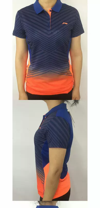 Sê-ri cầu lông nữ Li Ning được tài trợ cạnh tranh Áo thun ngắn tay AAYK132 QC