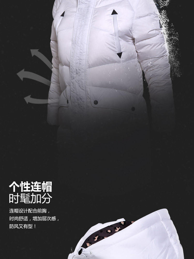 Li Ning dài xuống áo khoác nữ thể thao mới loạt cuộc sống windproof ấm áo trùm đầu AYMM154 áo phao dáng dài nữ