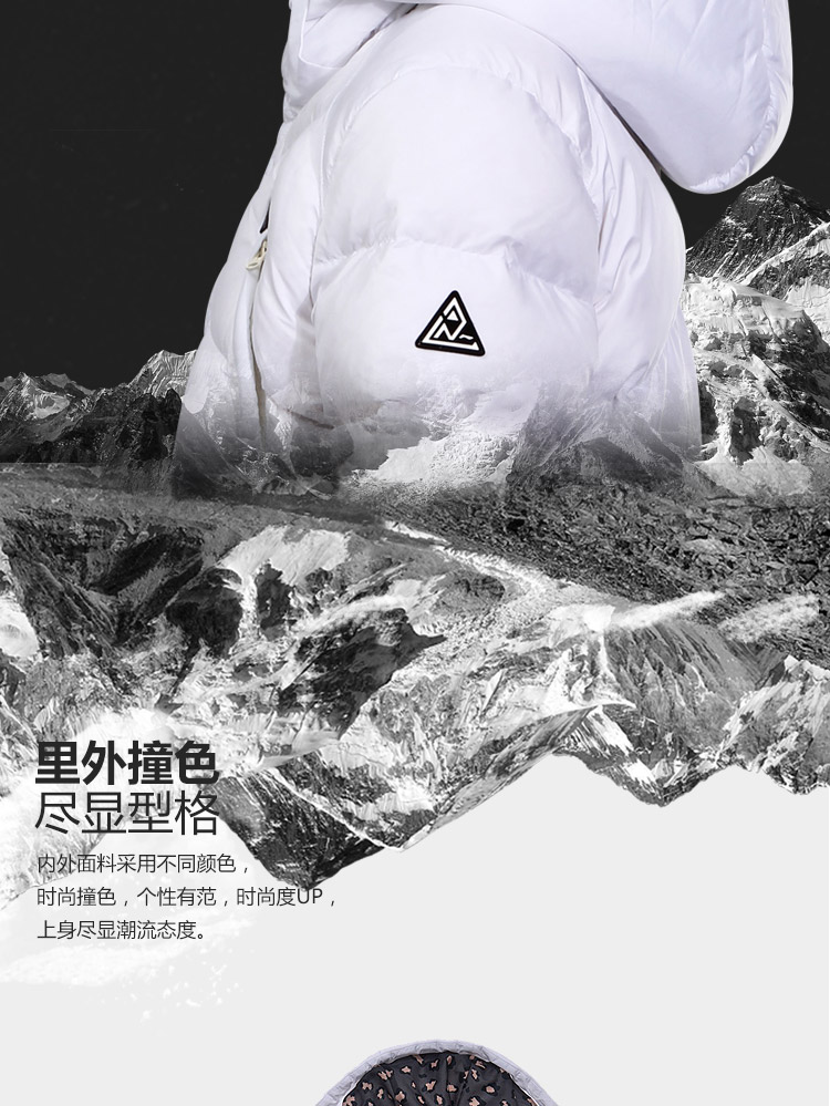 Li Ning dài xuống áo khoác nữ thể thao mới loạt cuộc sống windproof ấm áo trùm đầu AYMM154 áo phao dáng dài nữ