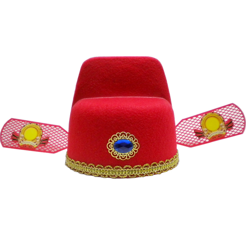 Adult Children Shaped Meta Hat U Yarn Cap New Lang Guan Guan Hat Opera Hat Props Ancient Dress Hat Ancient Show Hat