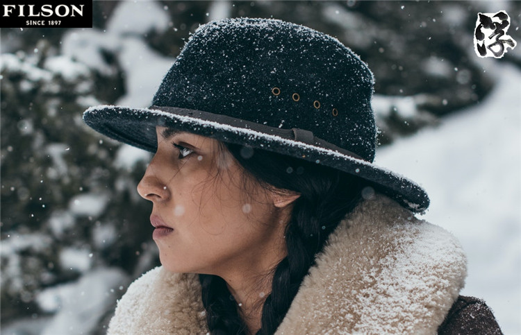 American Filson McKinno Mackino Waterproof Retro Cap Explorer Gentleman's Hat 60025