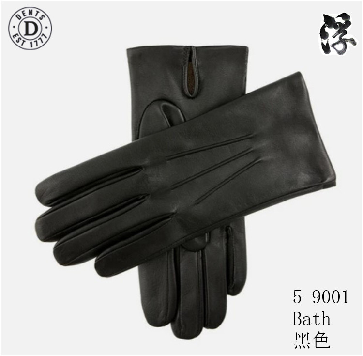 British DENTS multicolored black men sheepskin gloves fashion refers to cashmere inner BATH bath