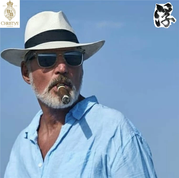 British produced Christys Crustecs Summer Classic Tuquila Panama woven male and female straw hats