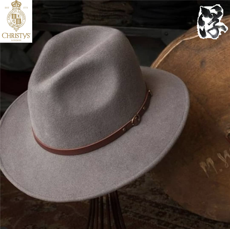 UK Christys Christie CRUSHABLE SAFARI Resistant To Creamy Wool, Waterproof Fashion Travel Cap 