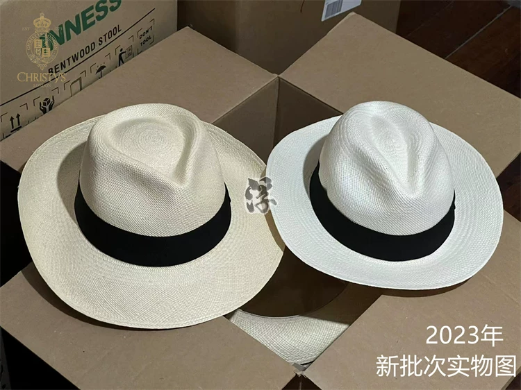 British produced Christys Crustecs Summer Classic Tuquila Panama woven male and female straw hats