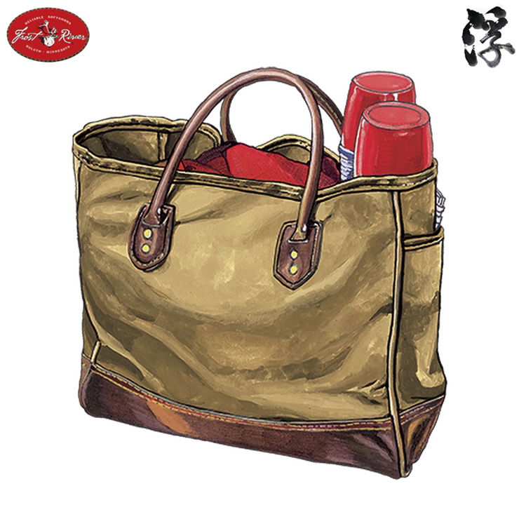 American Frost River Glacier 855 856 Tote Retrotote Large Waterproof Wax Cotton Single Shoulder Handbag