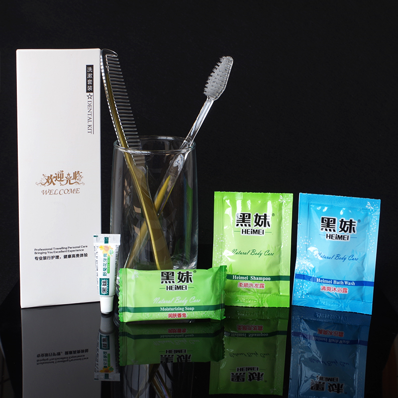 Hotel Guesthouse Folk Juku Disposable Items Six-Fit One Tooth Toothbrush Toothpaste Hostel Wash Six Suits