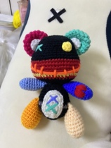 GROSS WIRE CROCHET DOLL FINISHED PRODUCT NON-MATERIAL BAG CROCHET BEAR PURE ARTISANAL