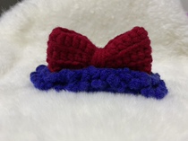 Handcrafted Crochet Butterfly Knot Finished Princess Hair Clip Devil Woman Residence Rush Hairpin Hair Clip Non Material Bag Set Make Optional