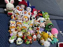 Various crochet doll finished products non-material wrapping wool thread crochet doll car hanging