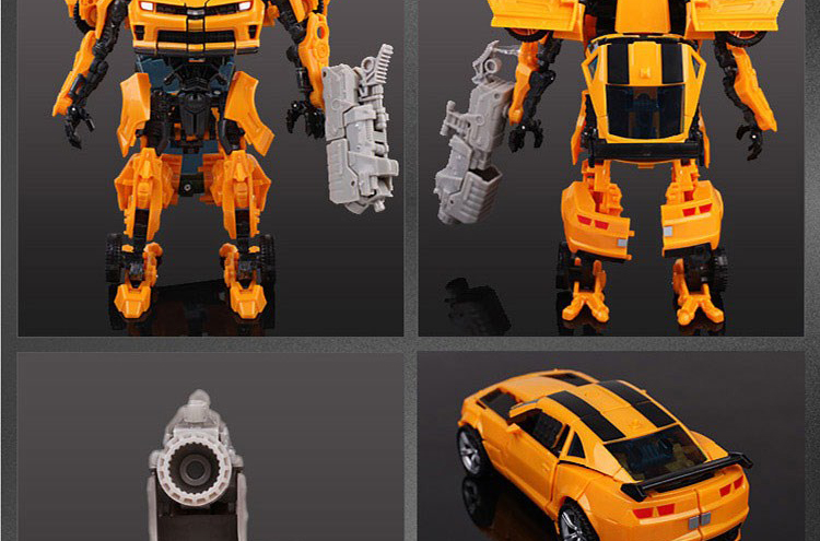 Đồ chơi biến dạng thú vị King Kong Optimus cột lớn ong xe ô tô 3C chính hãng trẻ em robot mô hình cậu bé - Gundam / Mech Model / Robot / Transformers mô hình gundam