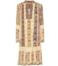  2021 ETRO printed real silk blend lady with a long dress