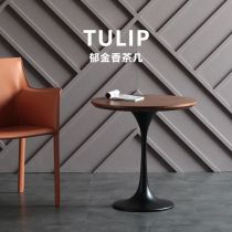 Nordic Tulip Tea Table Designer Small Round Coffee Short table Table edge a few corners a few brief modern round tables