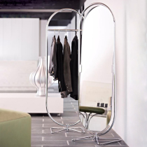 ins net red removable art full-body mirror Nordic light extravagant floor mirror brief modern rotating photo mirror