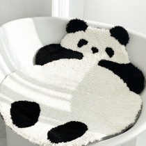 Designer Series Panda Carpet Ground Mat Cute Handmade Carpet