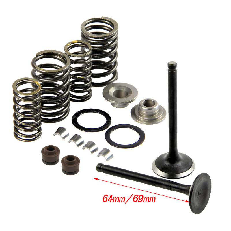 Help Scooter 48cc four - rinse 50 valve GY6 60 80 cylinder head valve spring lock oil seal suite