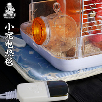 Hamster Golden Silk Bear Electric Blanket Pet Rabbit Dragon Cat Heating Cushion Thermoregulation Winter Over Winter Warmth