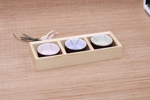 Japanese and Japanese Ceramic Tableware Dishes Front Dishes Three Boxes Square Boxes Cooking Shop Shanyuan Tableware