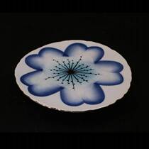 Japanese ceramic high platform container high-foot dish sashimi dish fried dish flat plate multi-purpose dish Japanese ceramic tableware