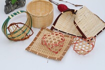 Small basket small screen sashimi pendulum ornaments bamboo basket features bamboo basket ornaments