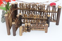 Small screen hotel pendulum decoration small screen sashimi pendulum decoration bamboo basket characteristic bamboo ware