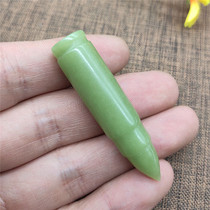 Natural Luminous Stone Original Stone Sub Warhead Pendant Jade Pendant Jade Pendant High-quality Super Bright Luminous Night Pearl Necklace Pendant