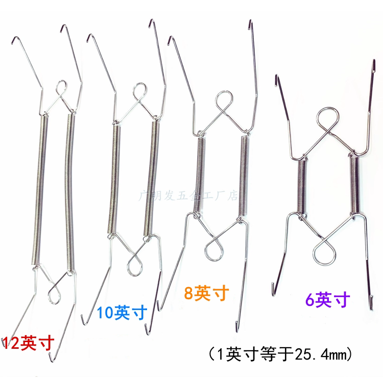 W形盘子挂钩装饰隐形挂盘子专用挂钩 弹簧钩子支架绘画盘子挂上墙