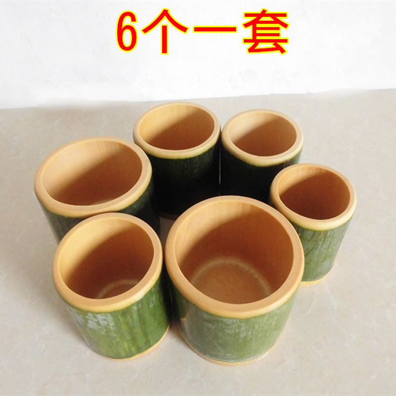 Fresh bamboo is now made bamboo Nanzhu custom bamboo barrel Bamboo rice Bamboo original ecological bamboo steamer custom