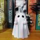 New Halloween cute ghost ornaments creative vertical middle finger provoking ghost desktop decorations to give friends gifts
