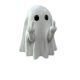 New Halloween cute ghost ornaments creative vertical middle finger provoking ghost desktop decorations to give friends gifts