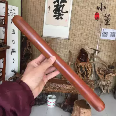 Jujube wood whole heart rolling pin Old house beam wood medium rolling pin Rolling pin Solid wood Jujube wood rolling pin 40