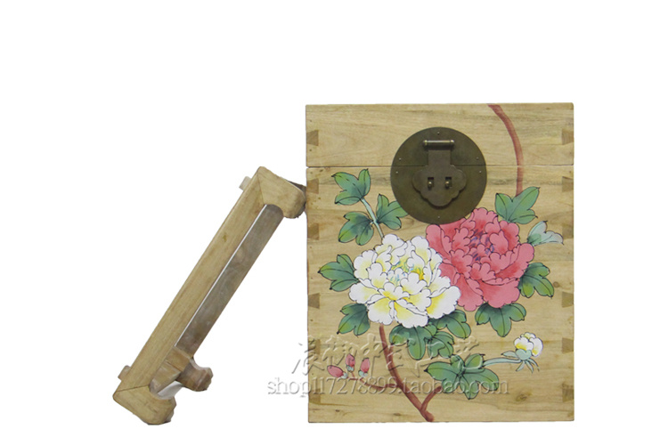 Hộp gỗ sồi tối giản hiện đại được sơn hộp gỗ chắc chắn với đế hộp 榫 卯 cấu trúc hộp sơn chống muỗi chống ẩm - Cái hộp hộp lưu trữ