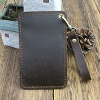 Темно-коричневый двойной кожаный ремень с двойным размером