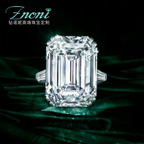 GIA Diamonds custom 1 carat pad shaped diamond ring 50 square diamond female ring wedding diamond ring T square group inlaid drill ring