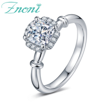 18K platinum diamond female ring 50 cushion shaped diamond ring 1 carat luxury diamond ring square wedding ring custom