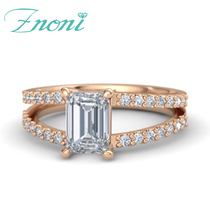 1 carat diamond propose diamond ring 18K platinum diamond girl ring grandmother 1 carat GIA bare diamond customized