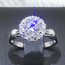 GIA South African Diamonds Custom 1 carat diamond female ring 50 Inlaid Diamond Ring Begging For Marriage Diamond Ring