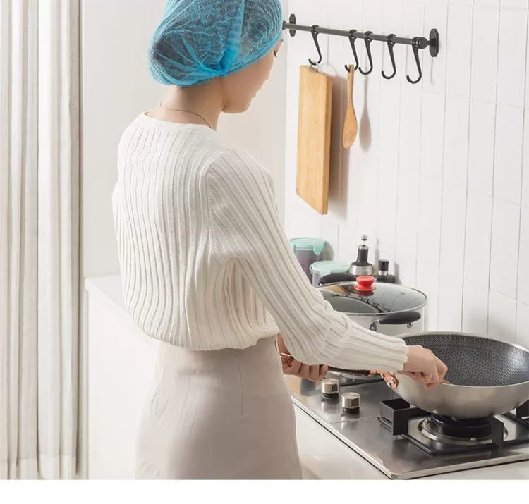 Dùng Một Lần Mũ Che Đầu Vải Không Dệt Mũ Đầu Bếp Bác Sĩ Chống Bụi Vệ Sinh Thực Phẩm Mũ Phục Vụ Mũ Lưới Mũ Bếp mũ phòng sạch màu trắng mũ y tế