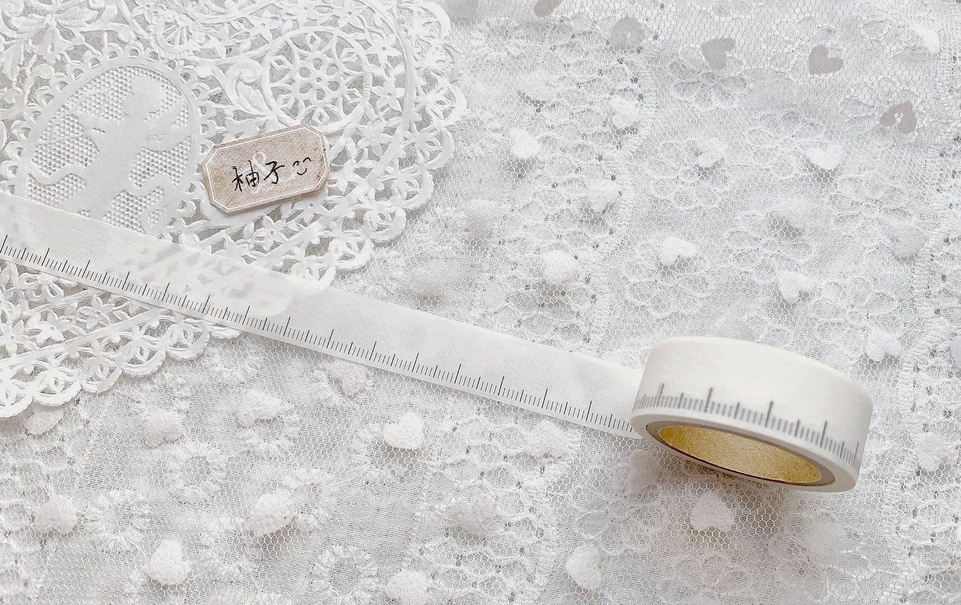 (Grapefruit-split) Japan KANKO KOGYO can write a set gauge and paper adhesive tape