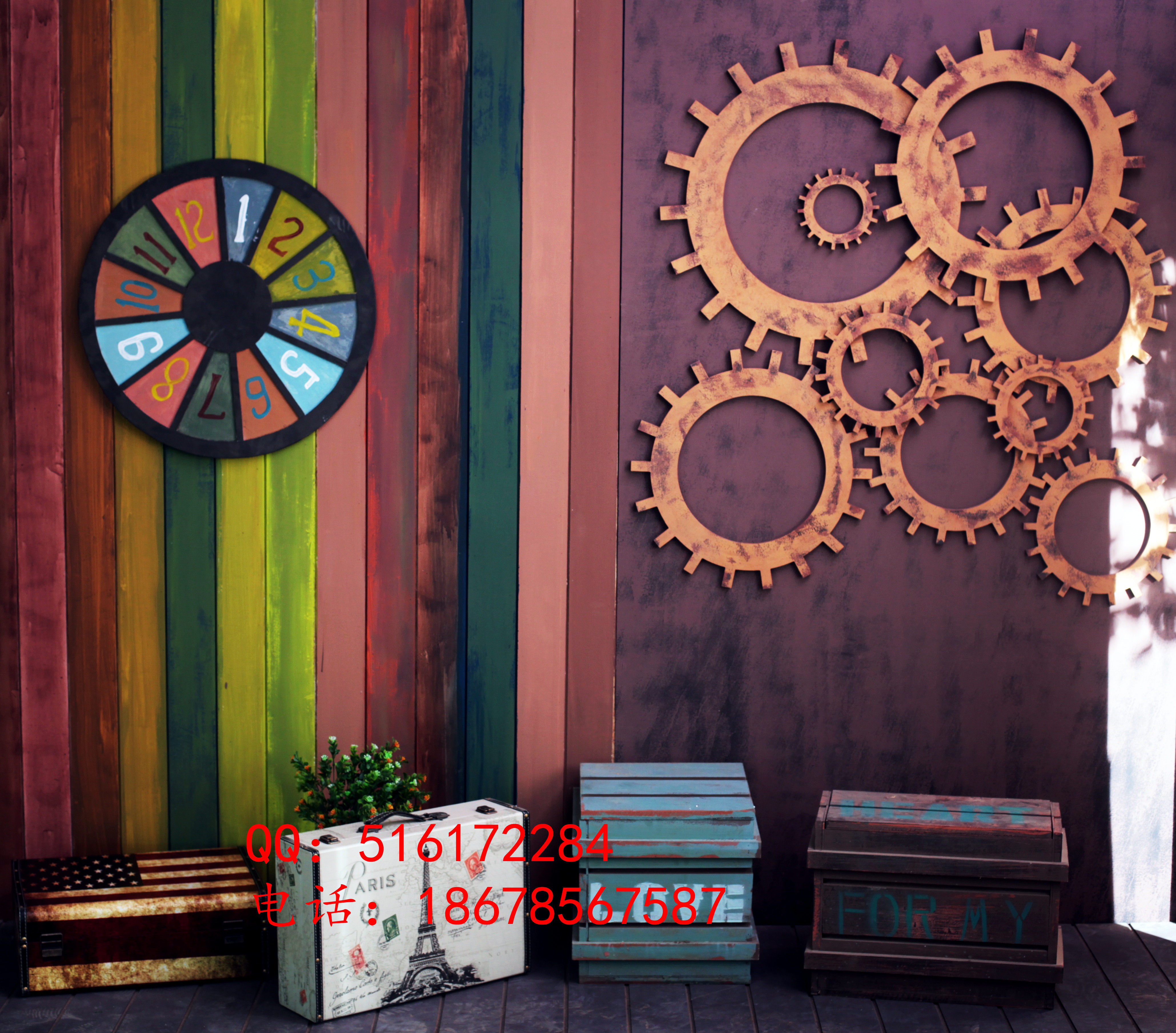 2019 new photo studio photography props Wedding studio decoration design and production of Korean children's real scene