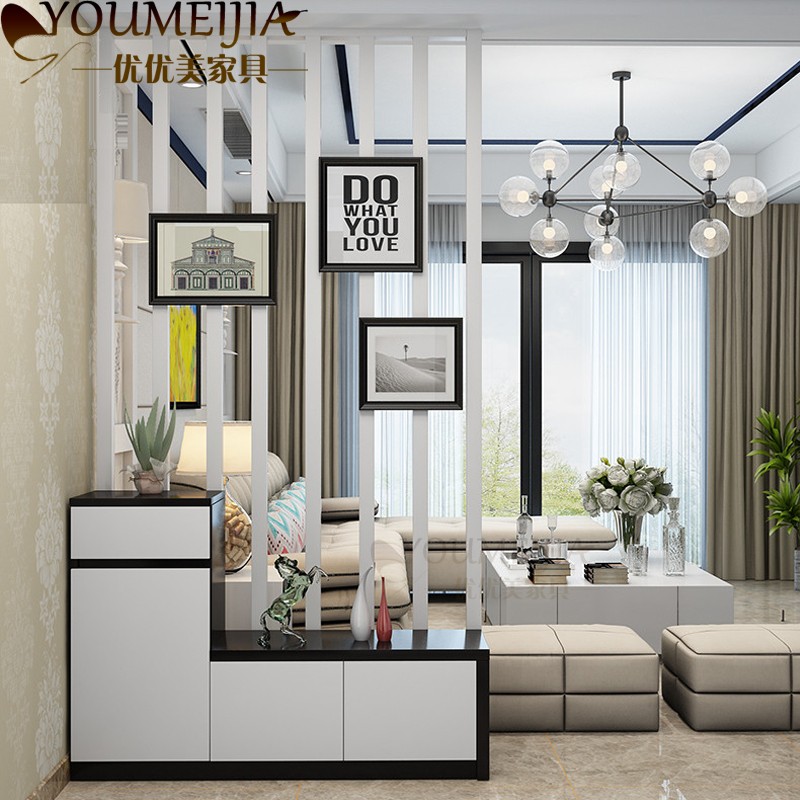 Original design paint porch cabinet partition cabinet living room screen cabinet shoe cabinet simple modern hall cabinet