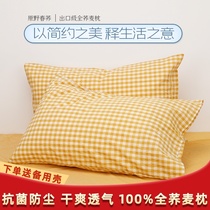 Buckwheat pillow Cervical spine pillow helps sleep 100%full buckwheat shell pillow single student adult home sleep