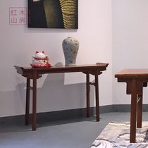 Mahogany Mountain room head case live dismantling Chuck tenon type iron wood furniture living room entrance small table factory direct sales