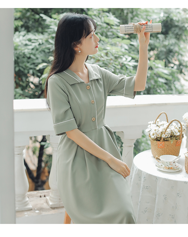 Robe été Brocart en coton - Ref 3428834 Image 15